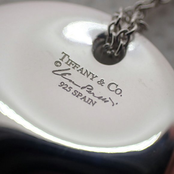 TIFFANY 925 circle pendant necklace - Picture 7 of 9